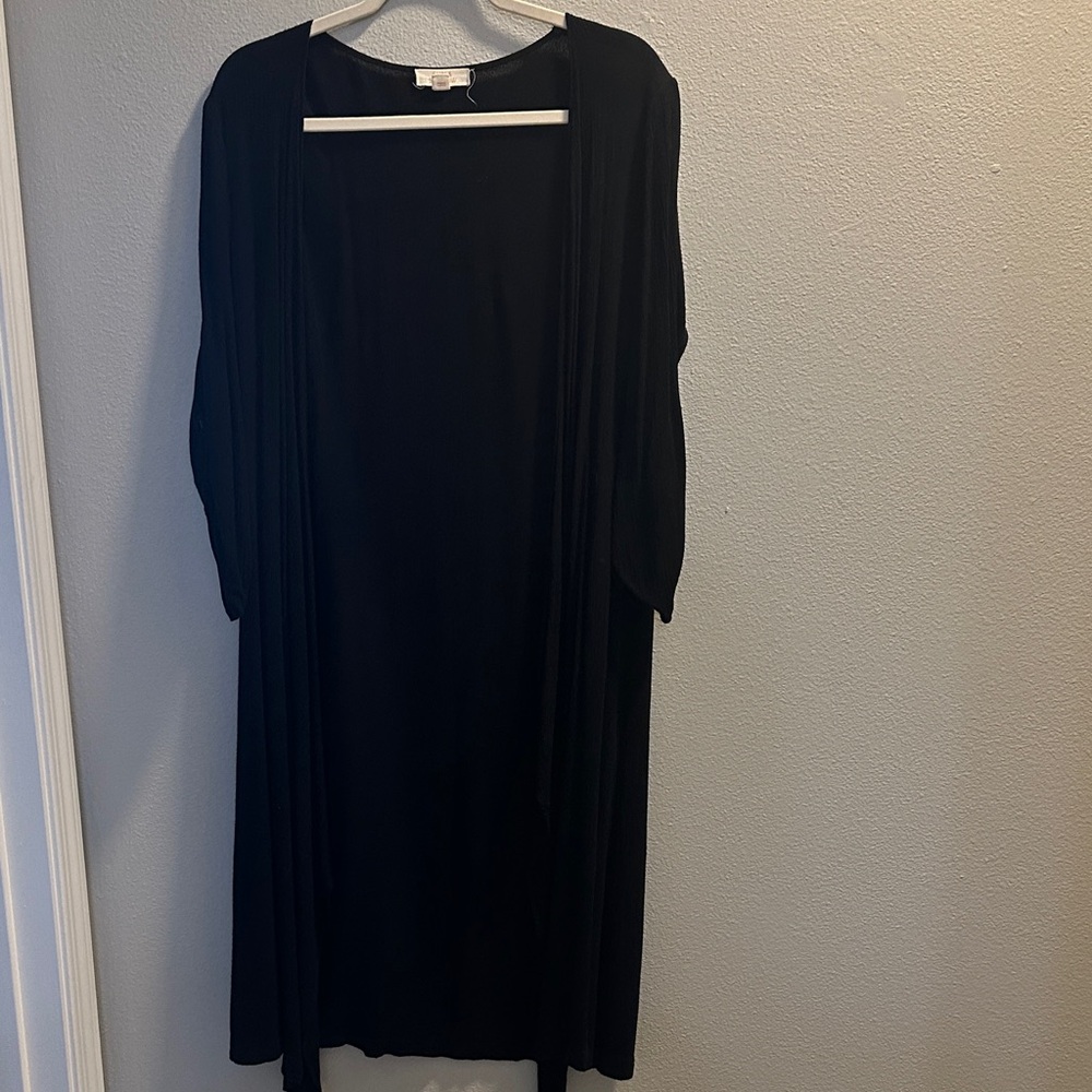 Elegant Black Women's Cardigan